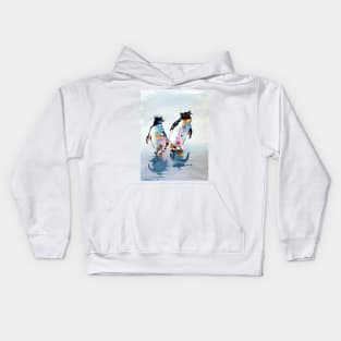 Rockhopper penguins Kids Hoodie